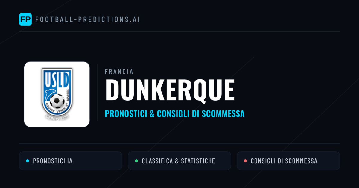 Pronostici e Statistiche Dunkerque
