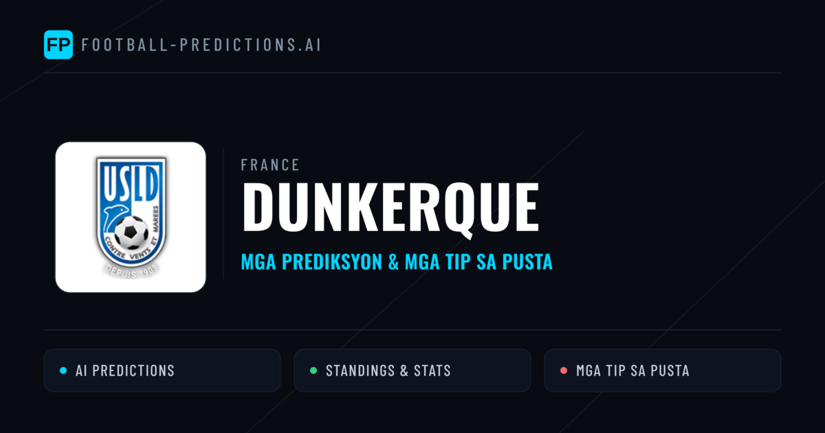 Dunkerque Predictions & Stats