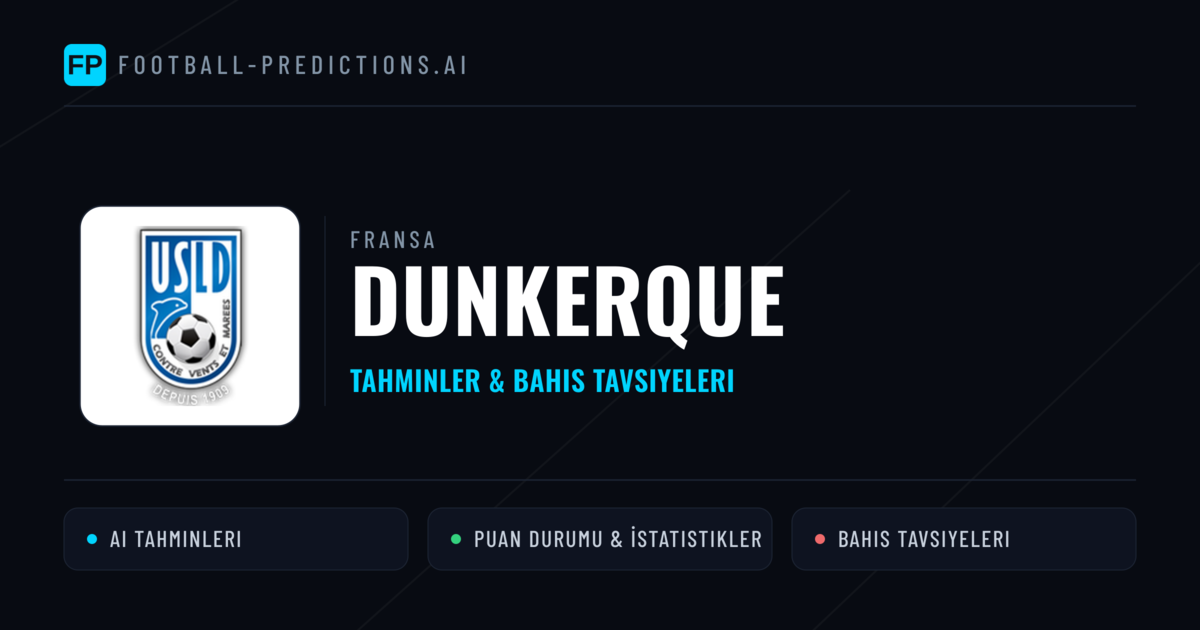 Dunkerque Tahminleri & İstatistikler