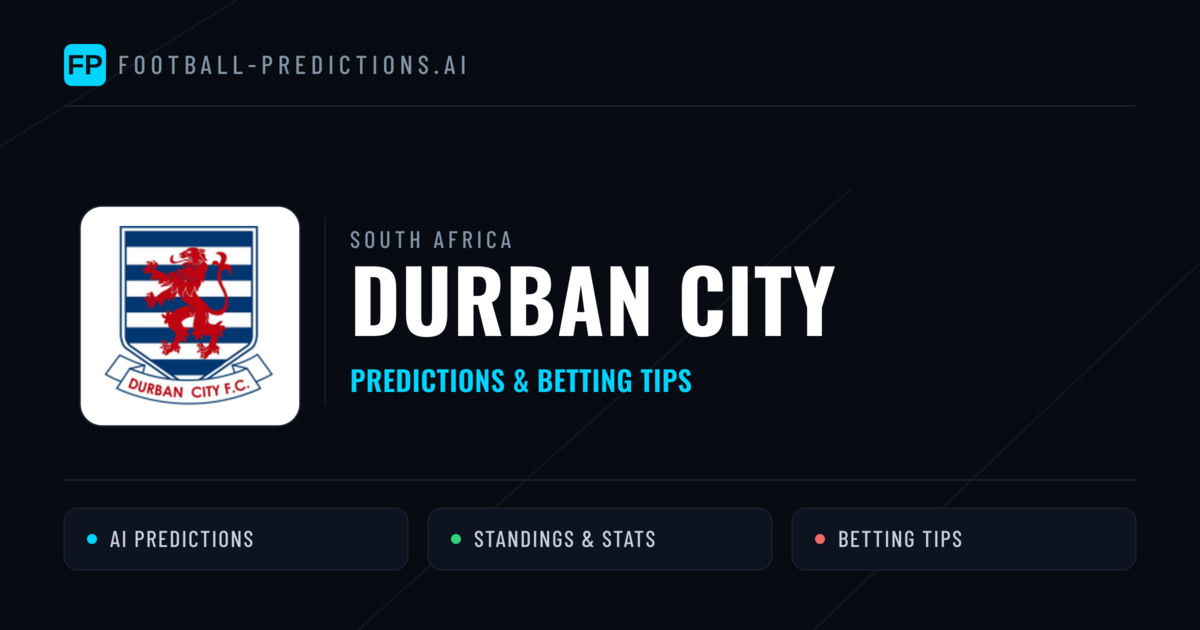 Durban City Predictions & Stats