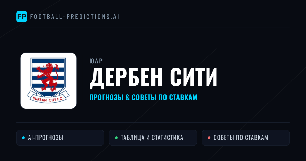Дербен Сити прогнозы и статистика