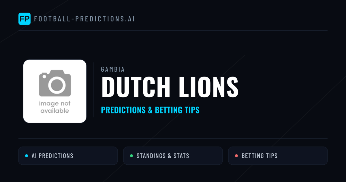 Dutch Lions Predictions & Stats