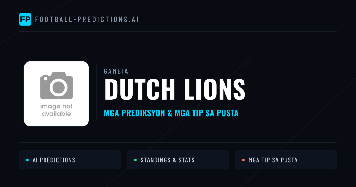 Dutch Lions Predictions & Stats