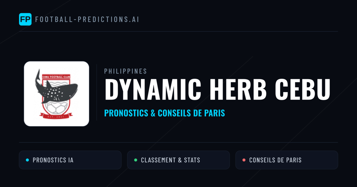 Dynamic Herb Cebu Pronostics & Statistiques