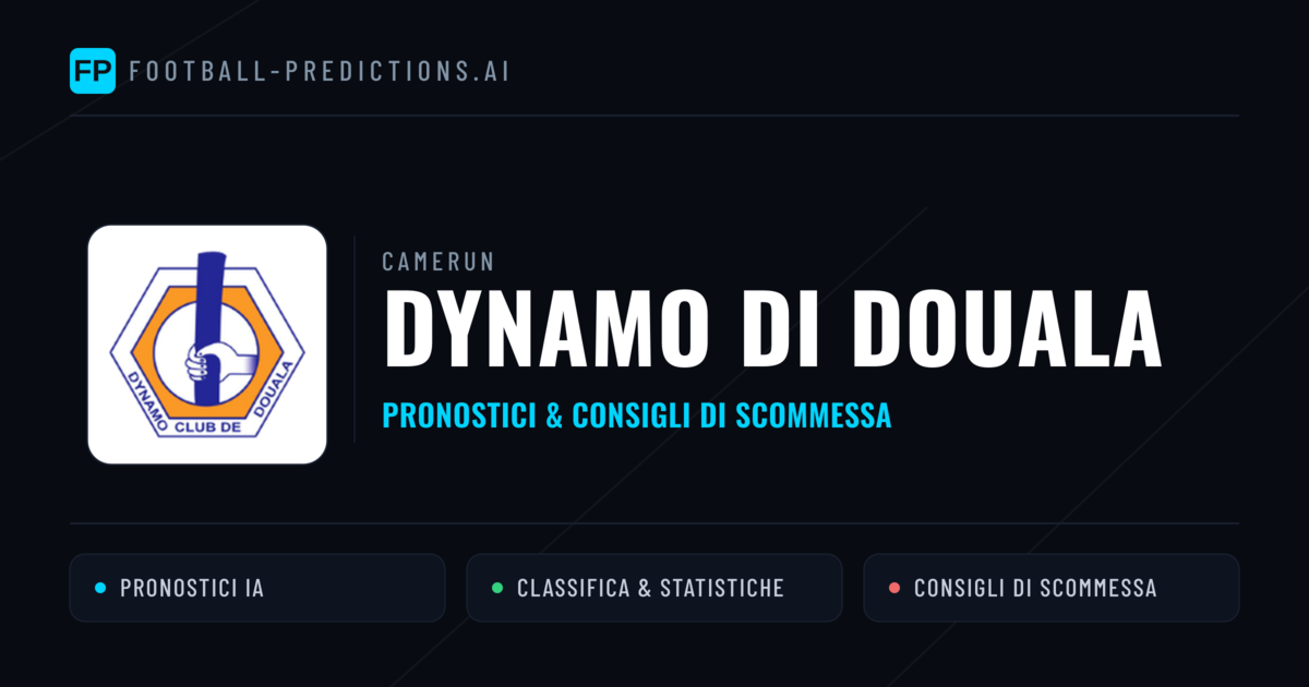 Pronostici e Statistiche Dynamo di Douala