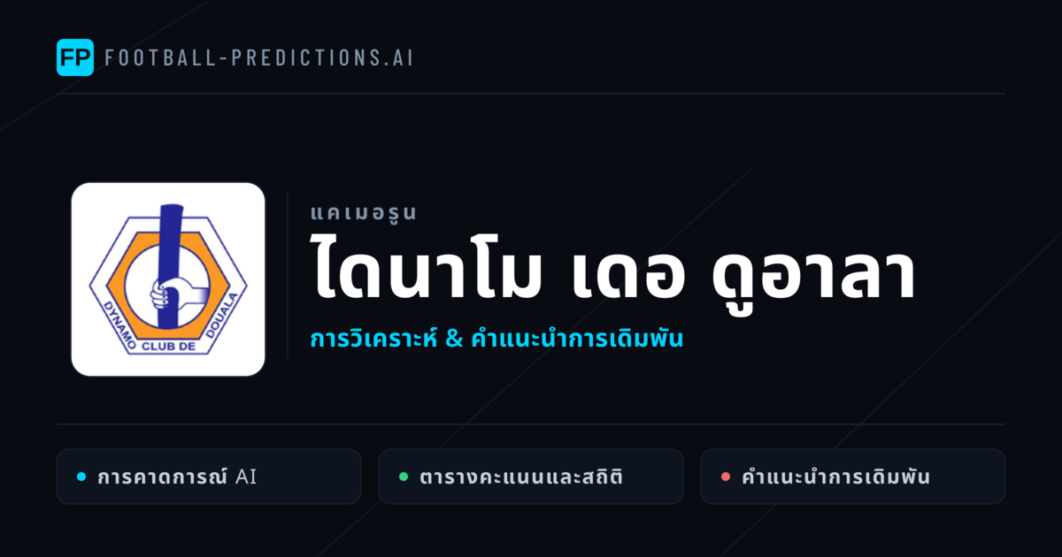 ไดนาโม เดอ ดูอาลา การวิเคราะห์และสถิติ