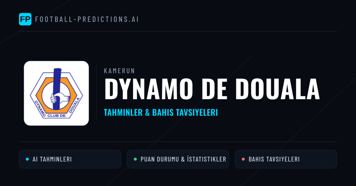 Dynamo de Douala Tahminleri & İstatistikler
