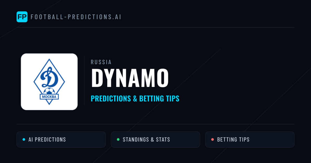 Dynamo Predictions & Stats