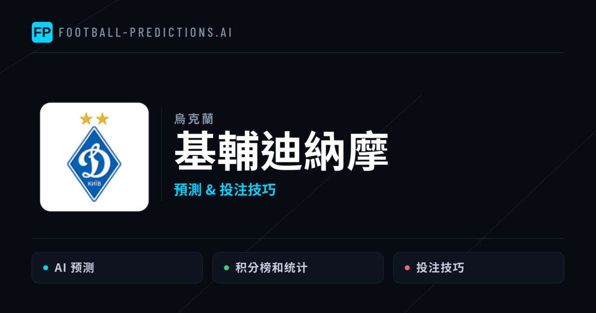 基輔迪納摩 運彩分析｜足球預測與數據