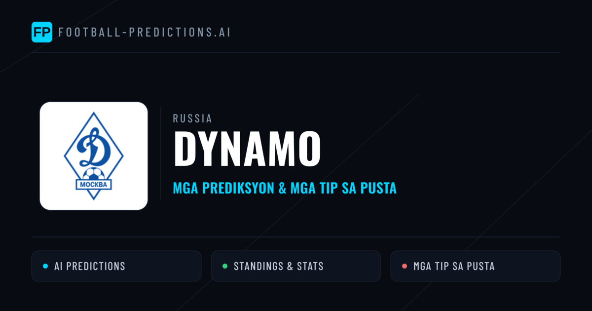 Dynamo Predictions & Stats