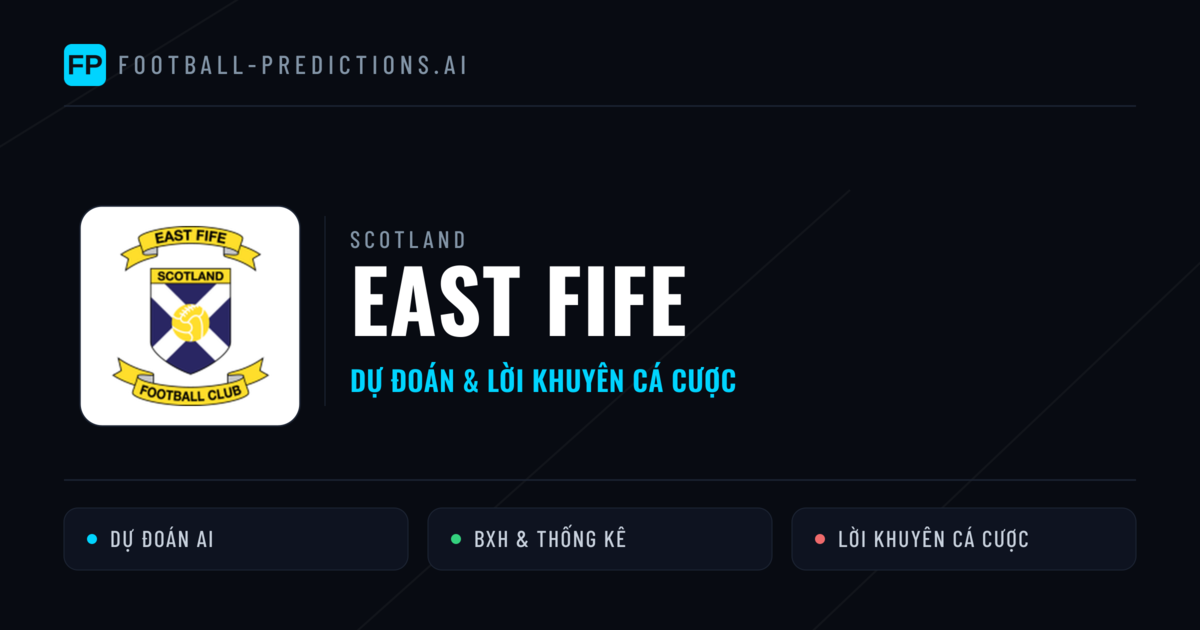 East Fife Dự đoán & Thống kê