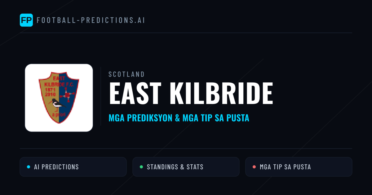 East Kilbride Predictions & Stats