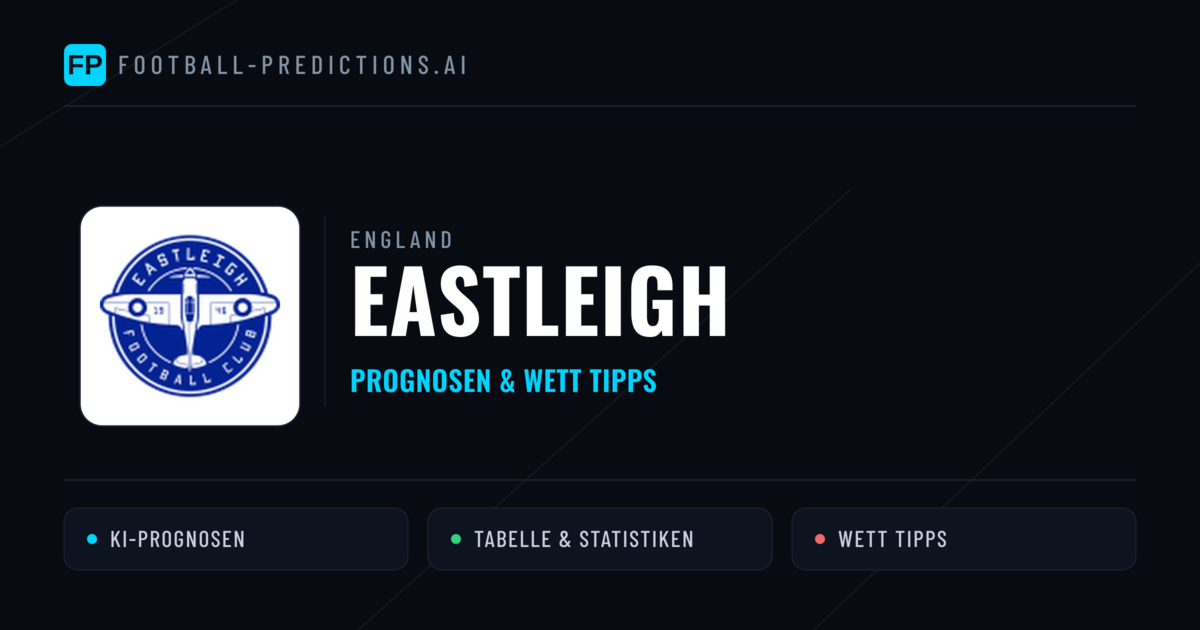 Eastleigh Prognosen & Statistiken