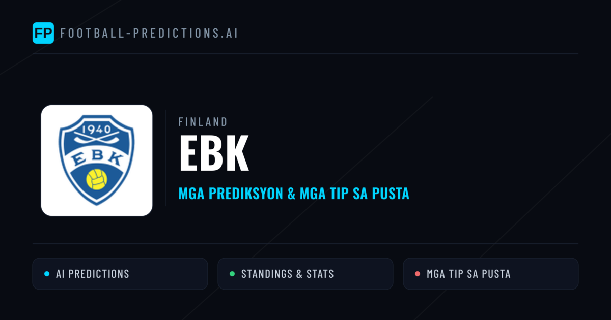 EBK Predictions & Stats