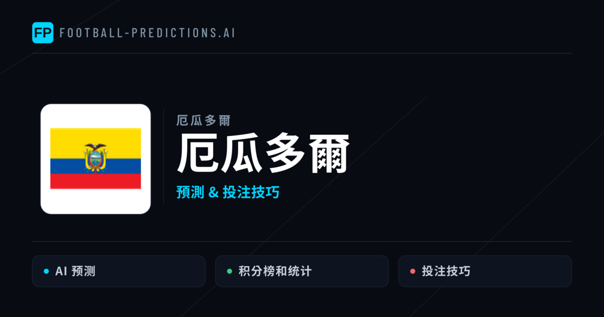 厄瓜多爾 運彩分析|足球預測與數據