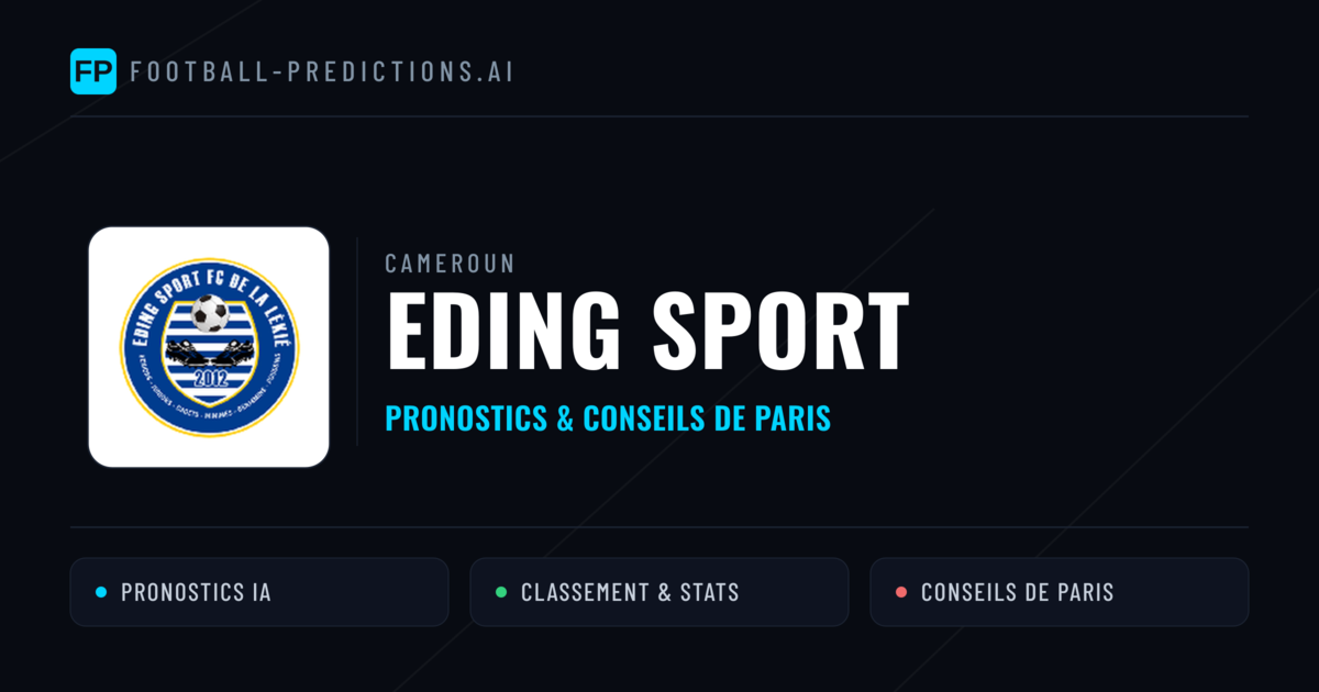 Eding Sport Pronostics & Statistiques