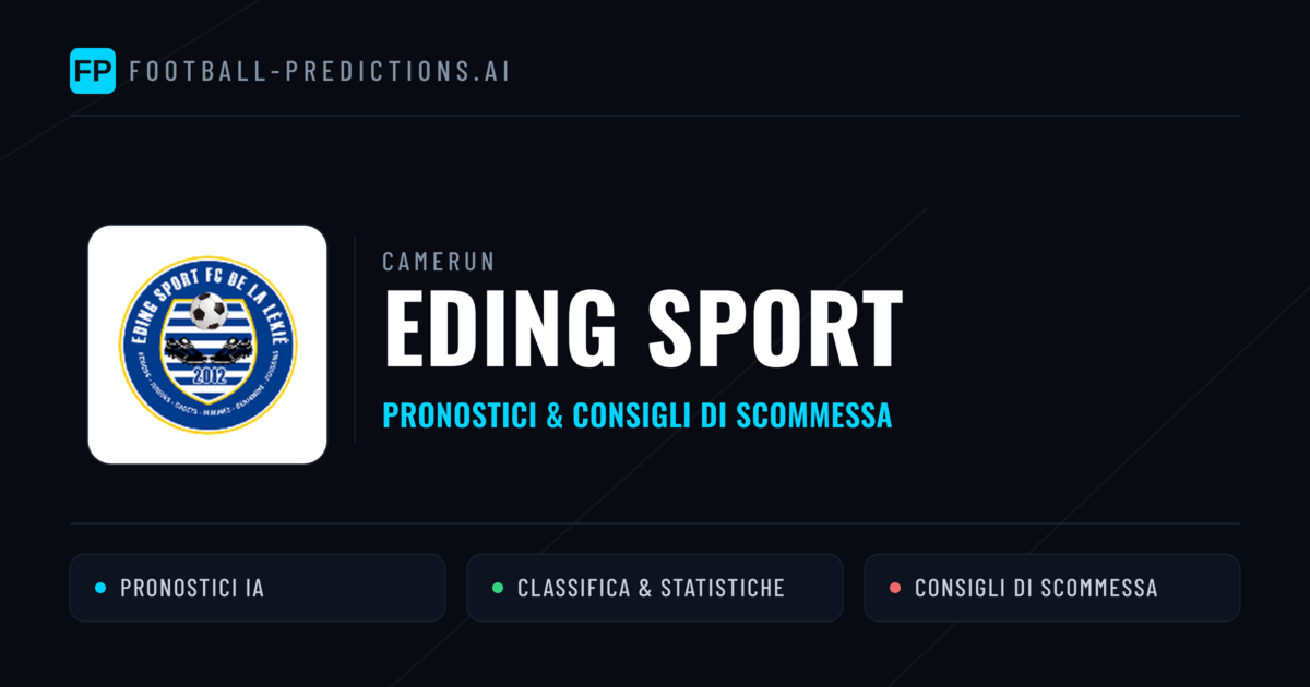 Pronostici e Statistiche Eding Sport