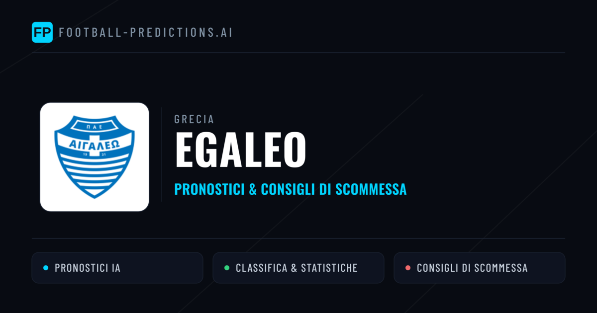Pronostici e Statistiche Egaleo