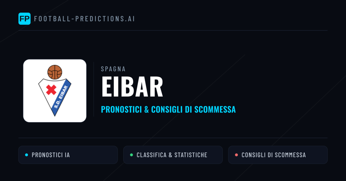 Pronostici e Statistiche Eibar