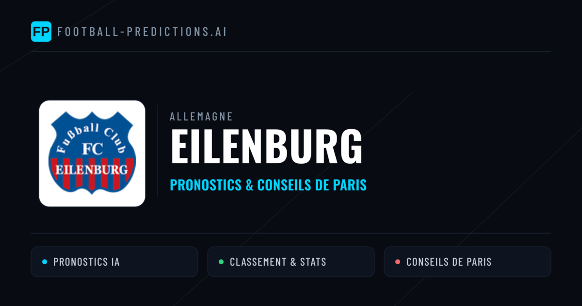 Eilenburg Pronostics & Statistiques