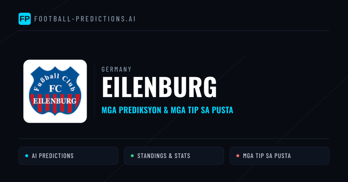Eilenburg Predictions & Stats