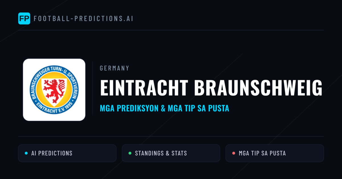 Eintracht Braunschweig Predictions & Stats