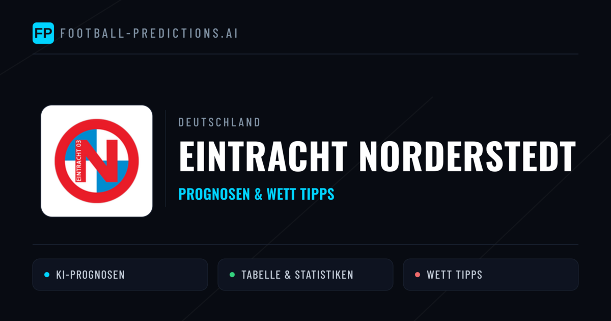 Eintracht Norderstedt Prognosen & Statistiken