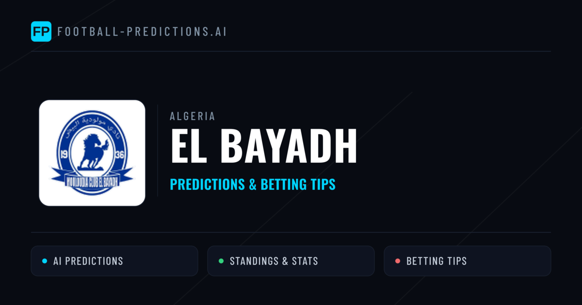 El Bayadh Predictions & Stats