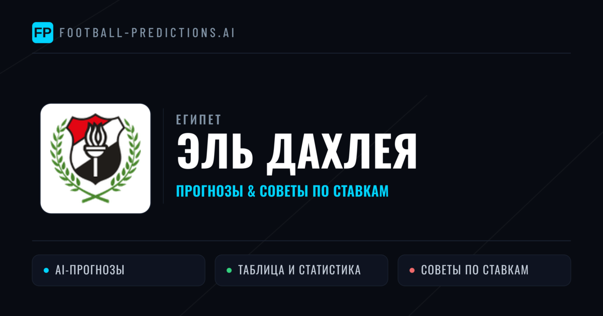Эль Дахлея прогнозы и статистика