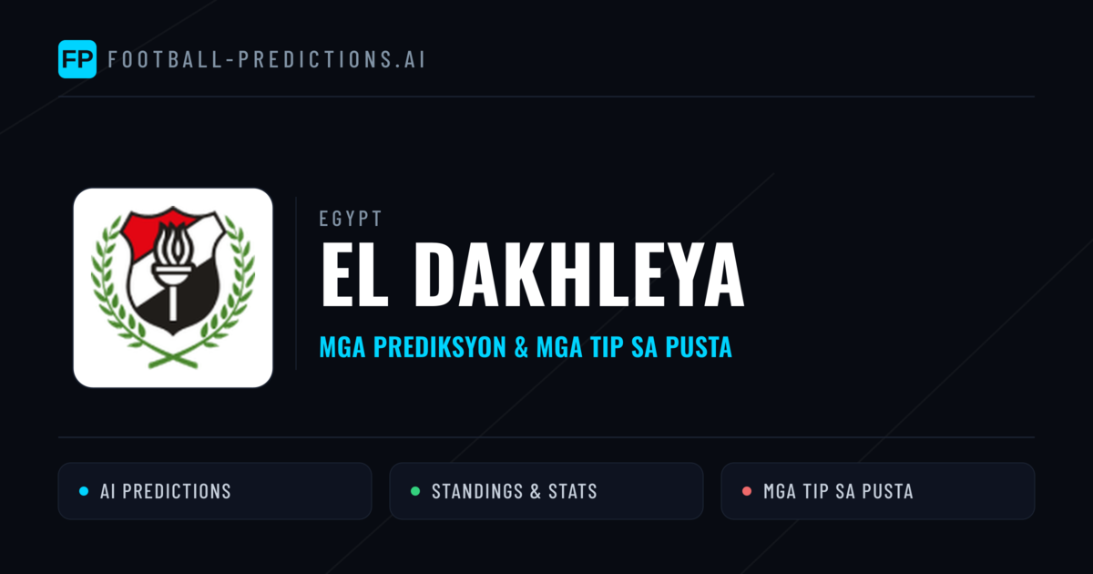 El Dakhleya Predictions & Stats