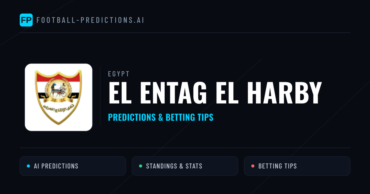 El Entag EL Harby Predictions & Stats