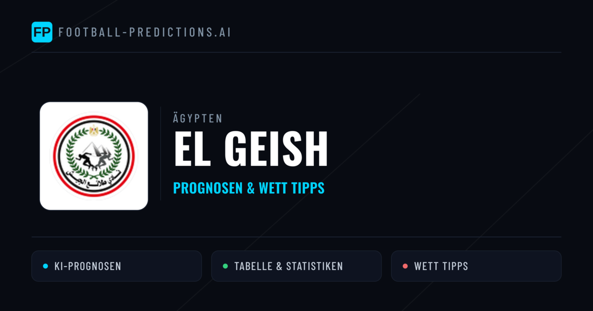 El Geish Prognosen & Statistiken