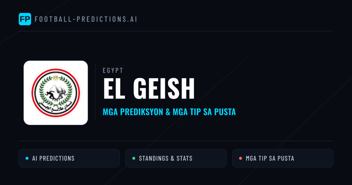 El Geish Predictions & Stats