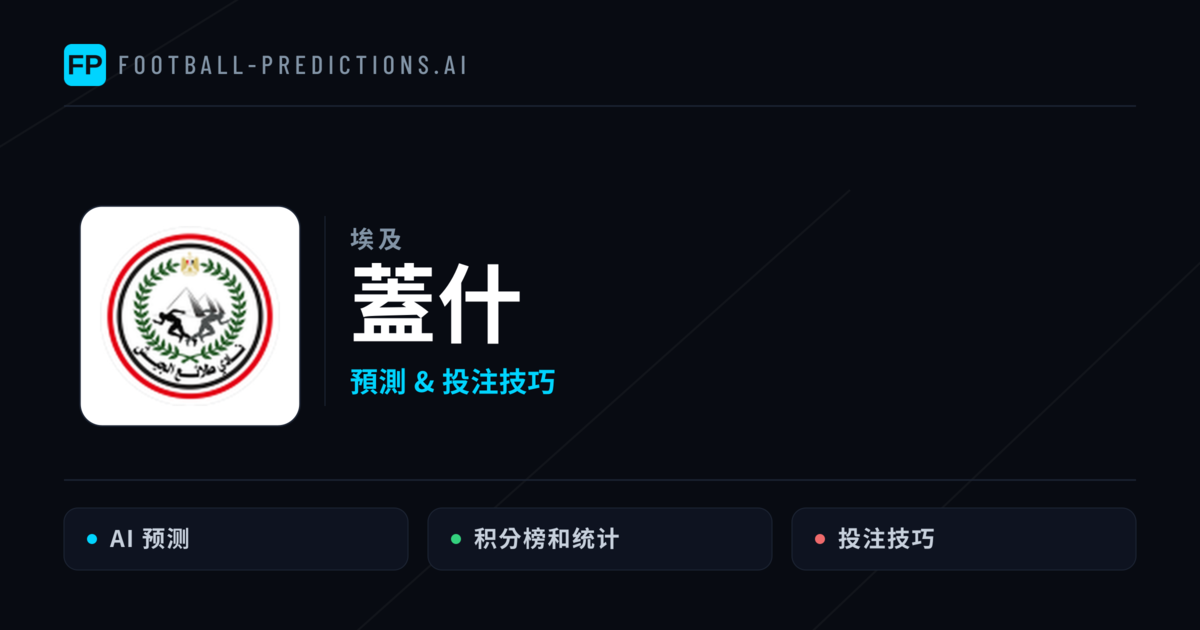 蓋什 運彩分析｜足球預測與數據