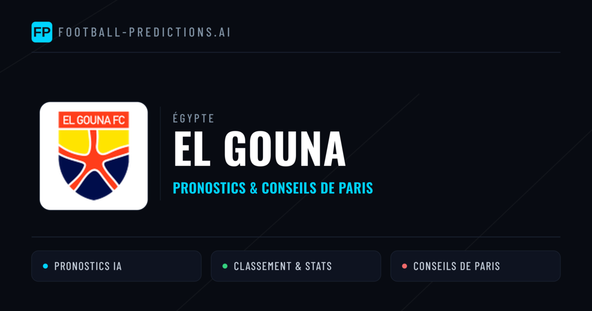 El Gouna Pronostics & Statistiques