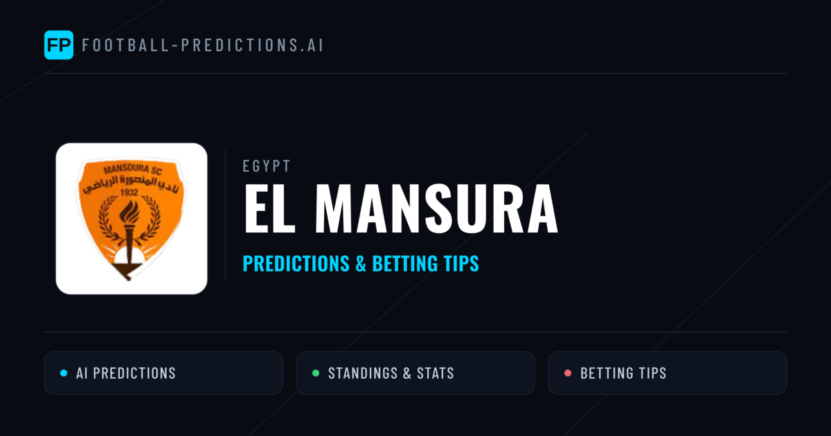El Mansura Predictions & Stats