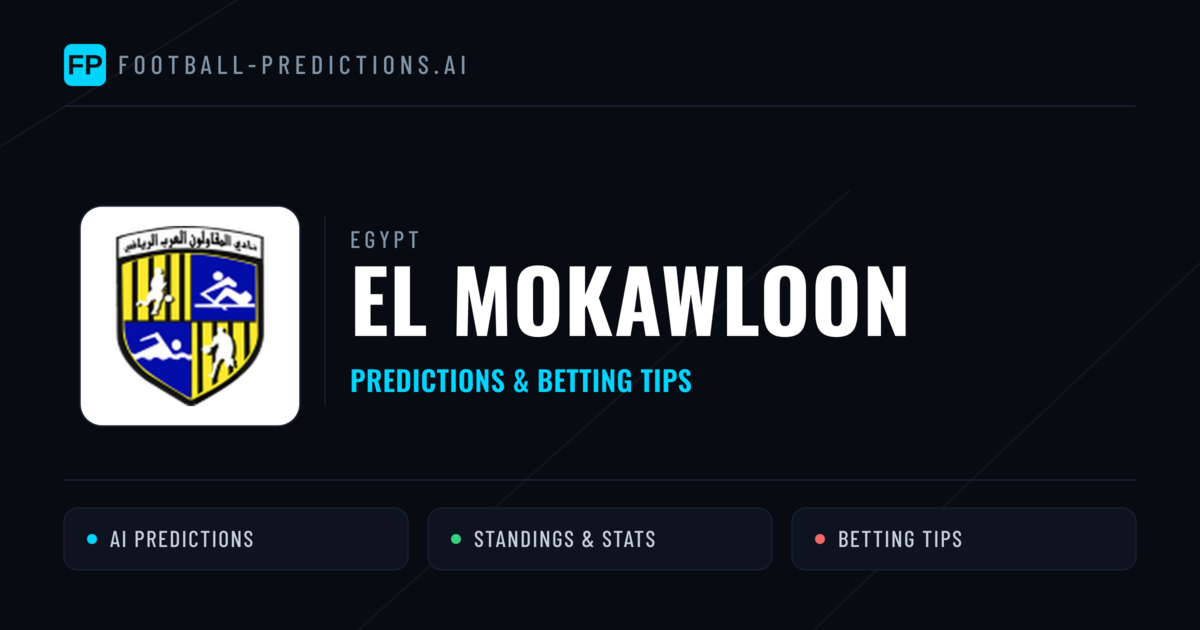 El Mokawloon Predictions & Stats