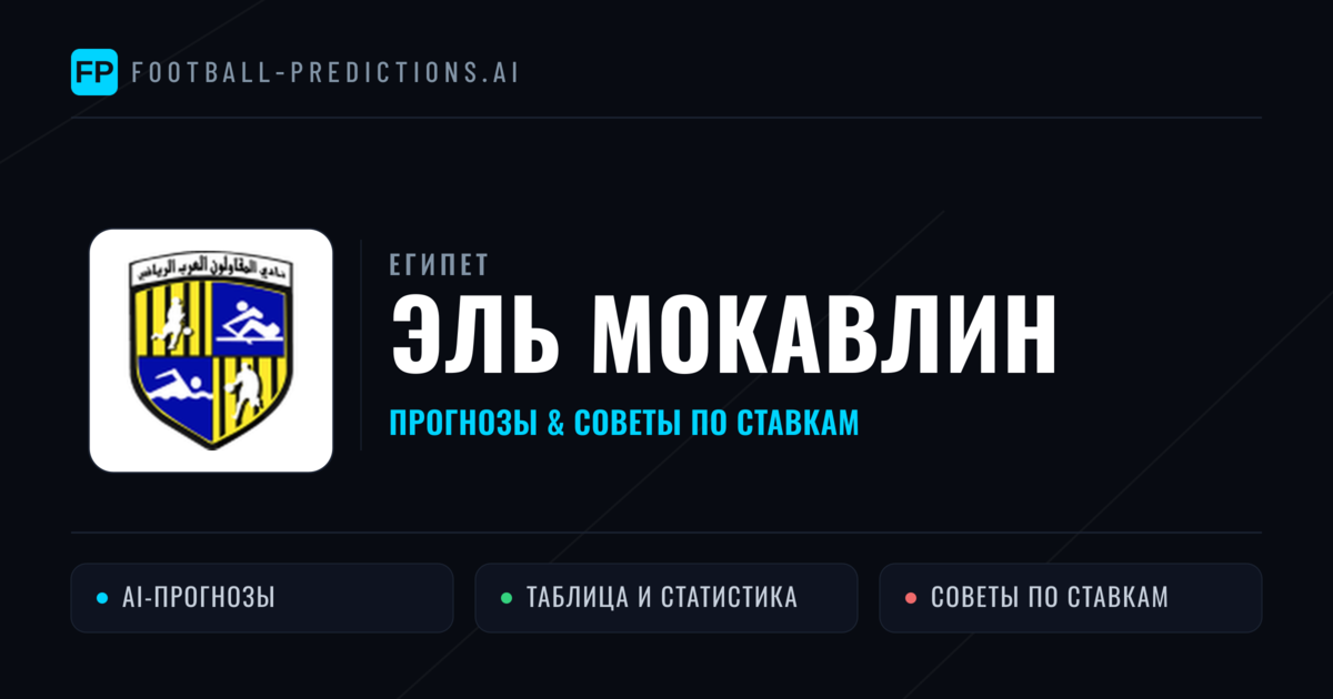 Эль Мокавлин прогнозы и статистика