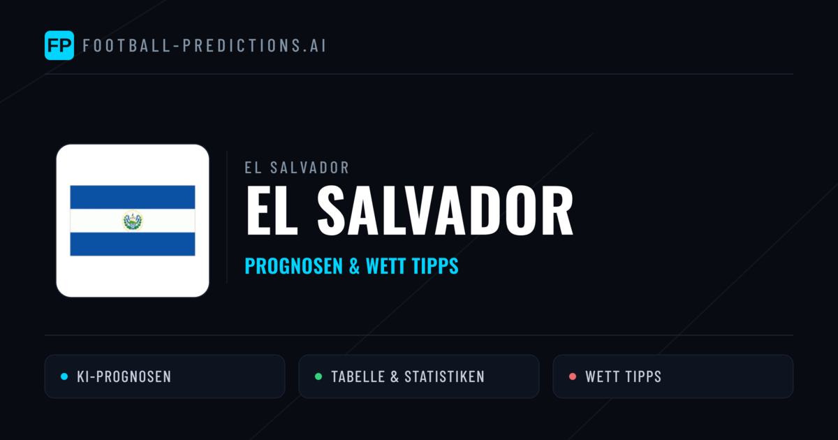 El Salvador Prognosen & Statistiken