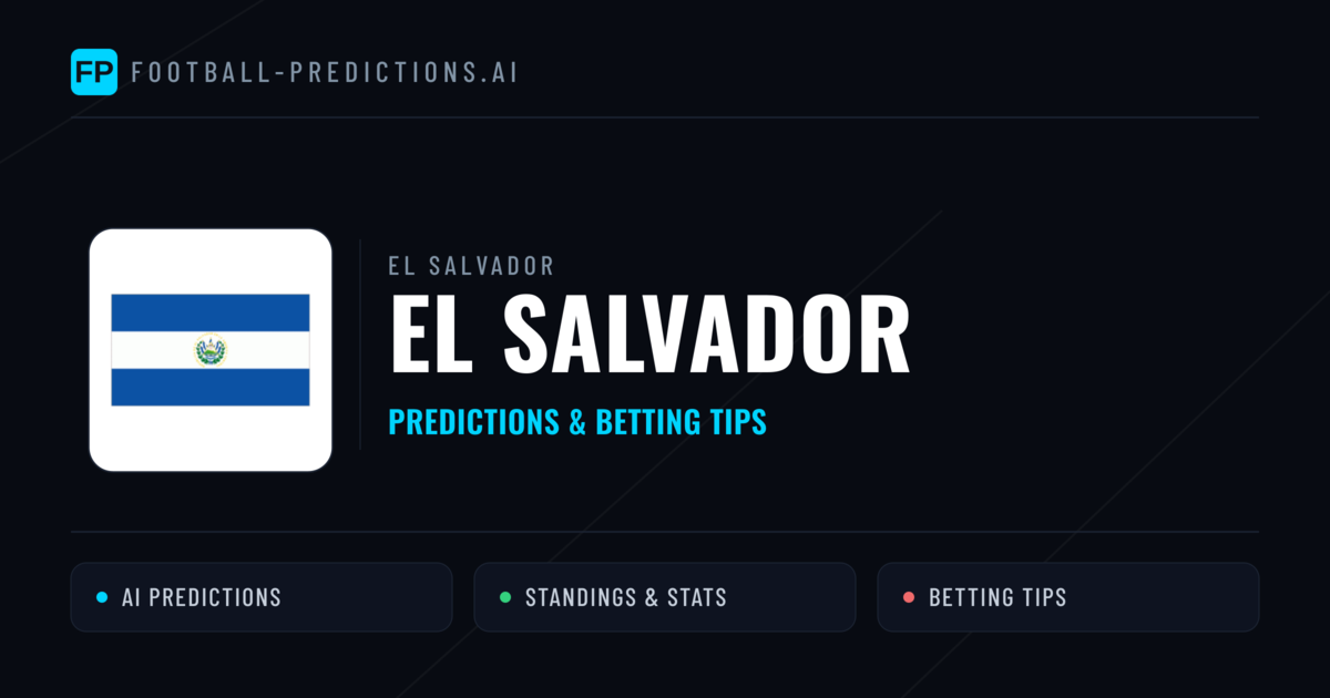 El Salvador Predictions & Stats