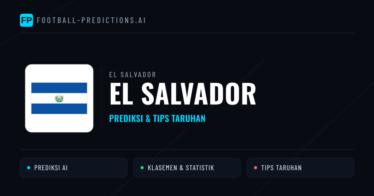 El Salvador Prediksi & Statistik Piala Dunia