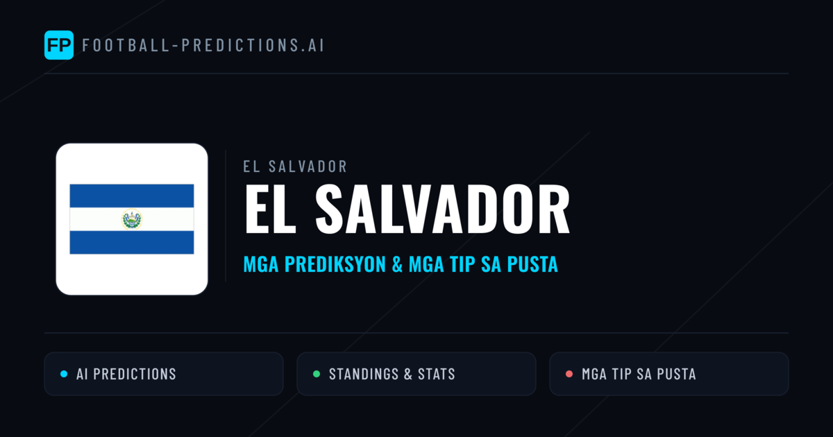 El Salvador Predictions & Stats
