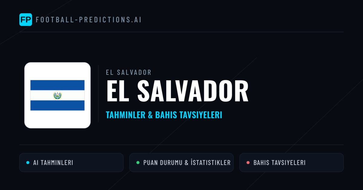 El Salvador Tahminleri & İstatistikler