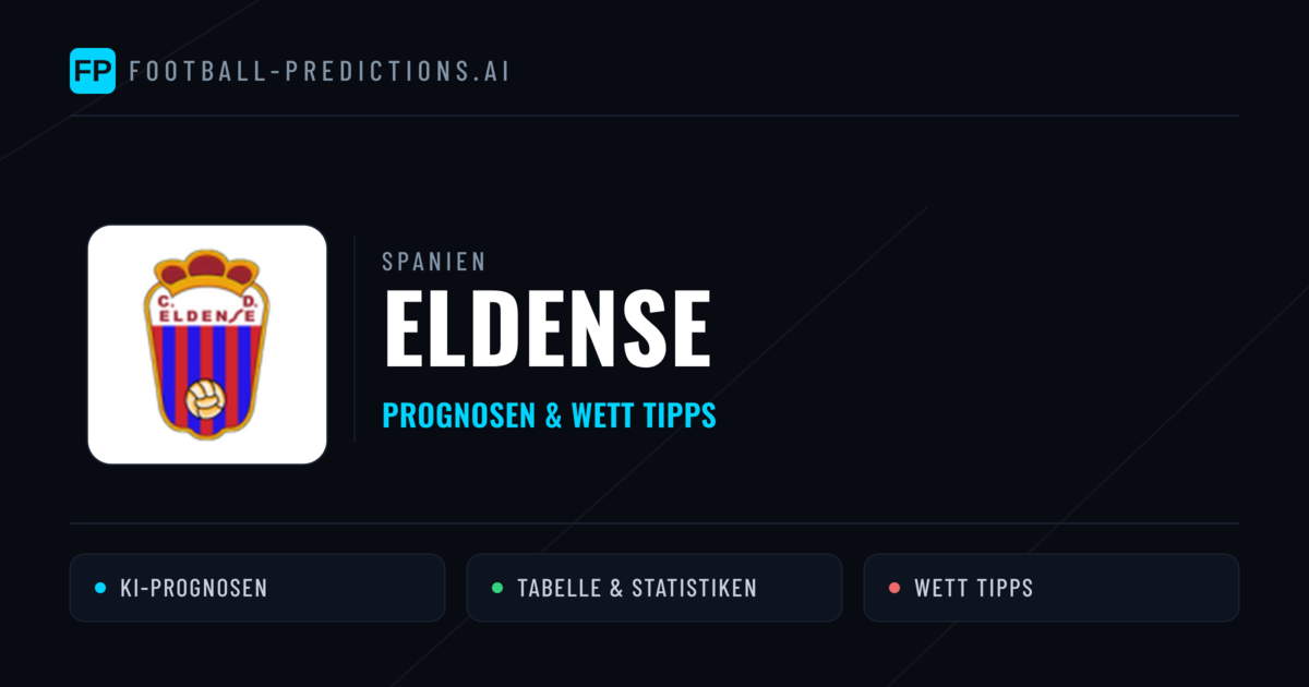 Eldense Prognosen & Statistiken