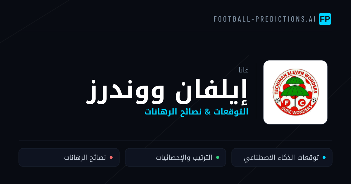 إيلفان ووندرز توقعات واحصائيات