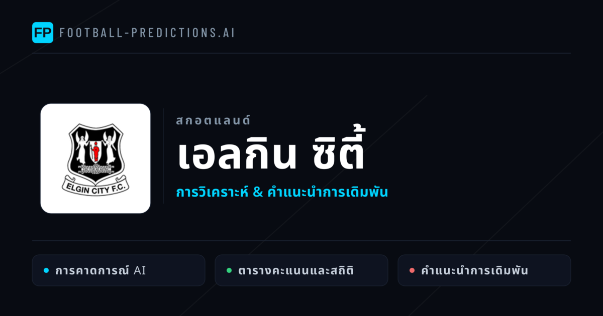 เอลกิน ซิตี้ การวิเคราะห์และสถิติ