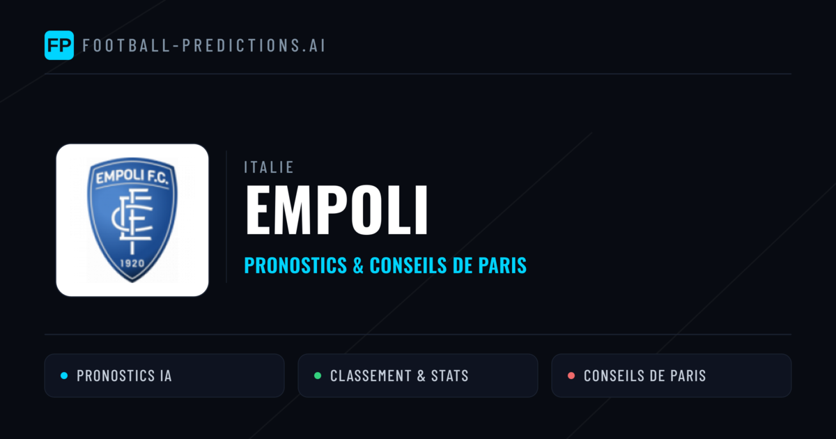 Empoli Pronostics & Statistiques