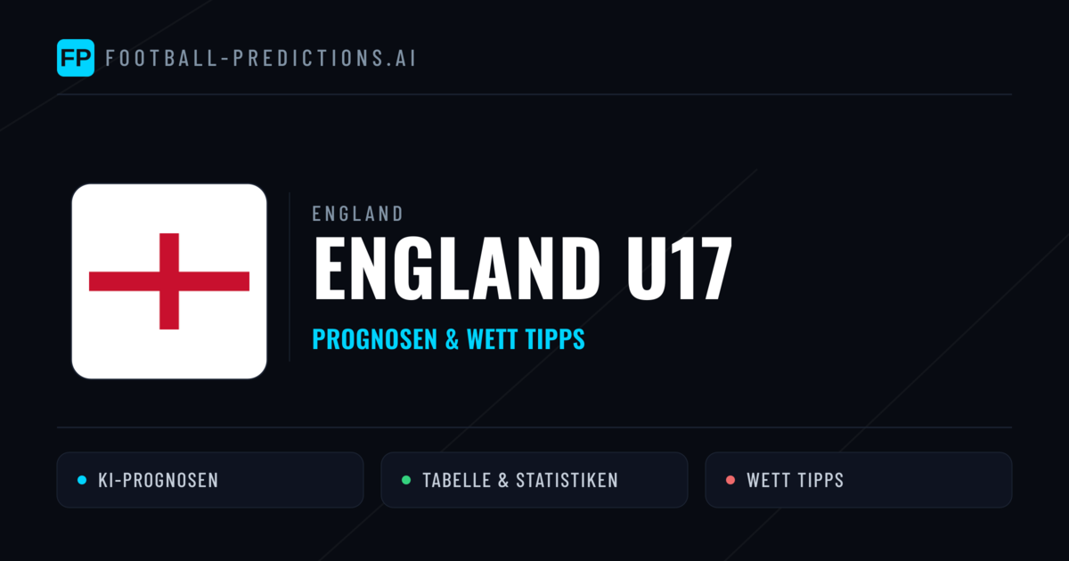 England U17 Prognosen & Statistiken