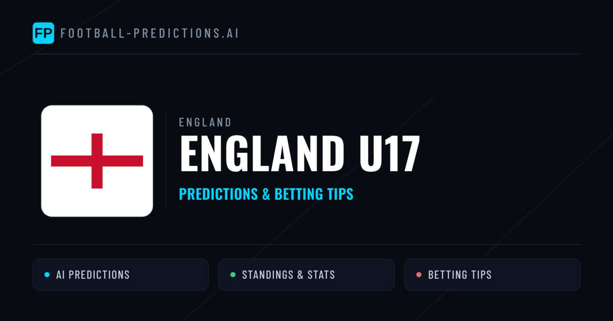 England U17 Predictions & Stats