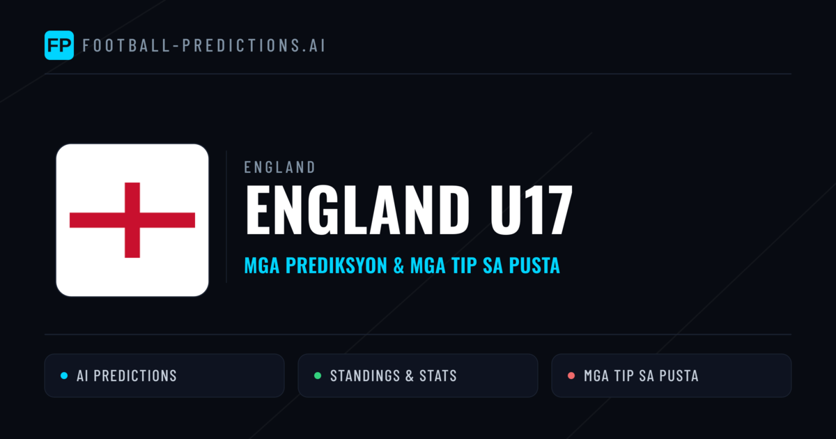 England U17 Predictions & Stats